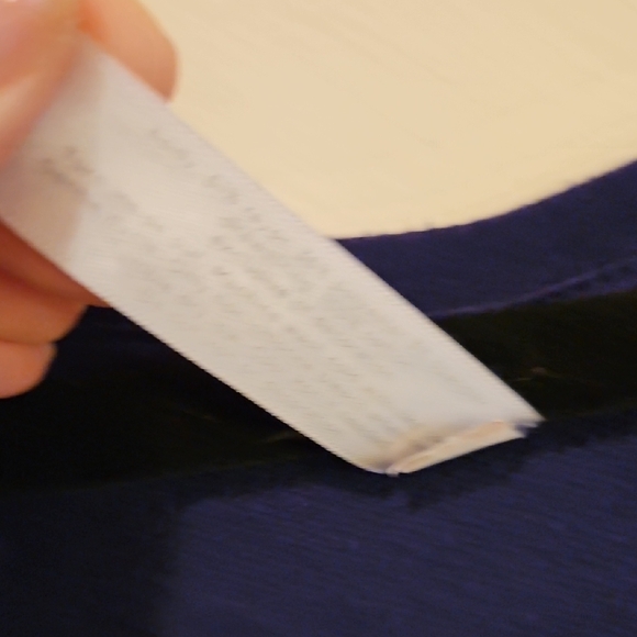 Cacique Blue and White Pajama Sleep Shirt Relaxed Fit - Picture 11 of 11